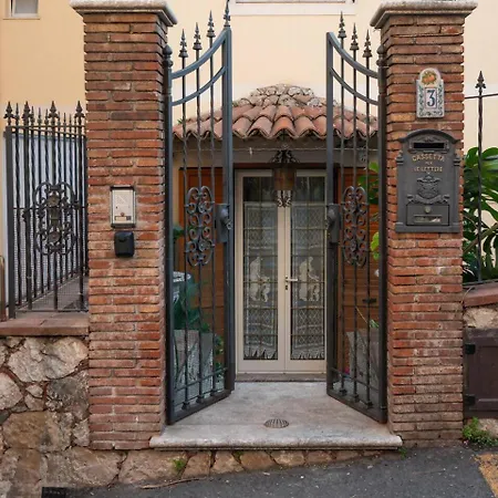 Con Patio+parking Lägenhet Taormina